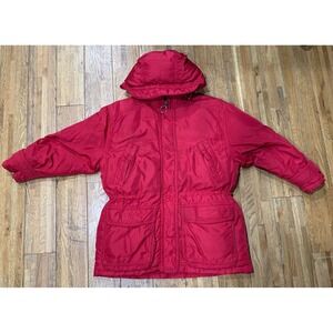 Eddie Bauer Hooded Winter Parka Down Puffer Barn Chores Gorpcore Ski Work Wear